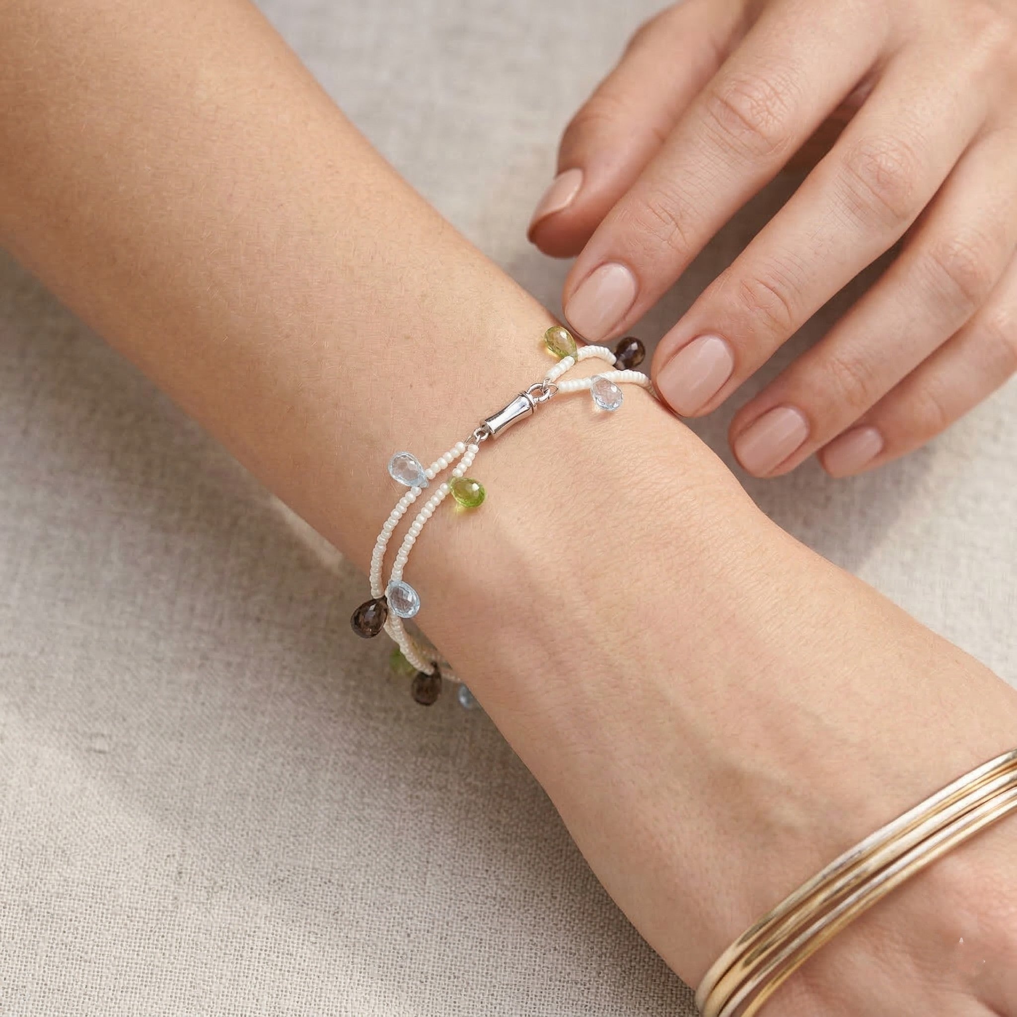 Keshi Pearl Bracelets in 18k Gold | House of Keshi
