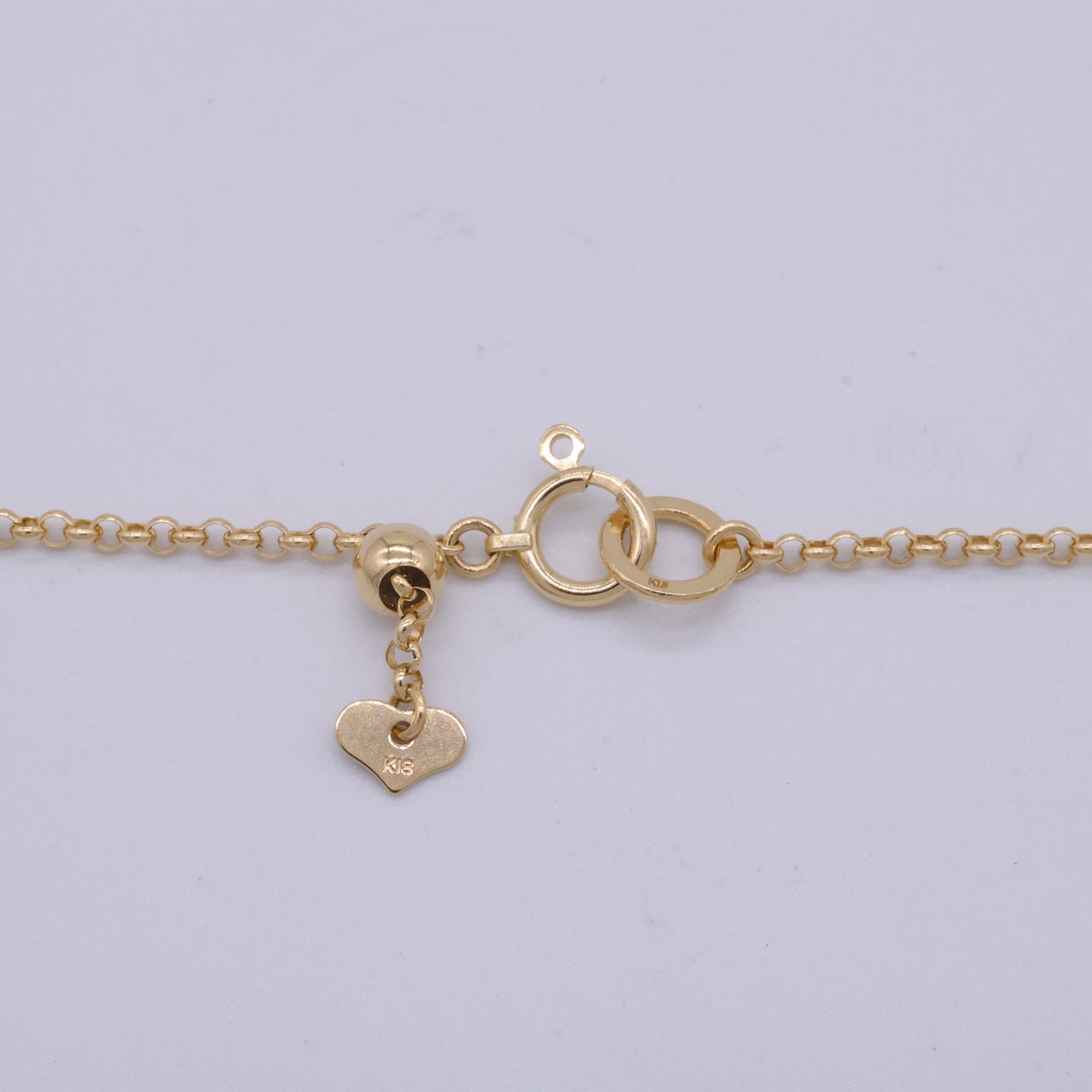 18K Adjustable Necklace with Large South Sea Baroque Keshi Pearl